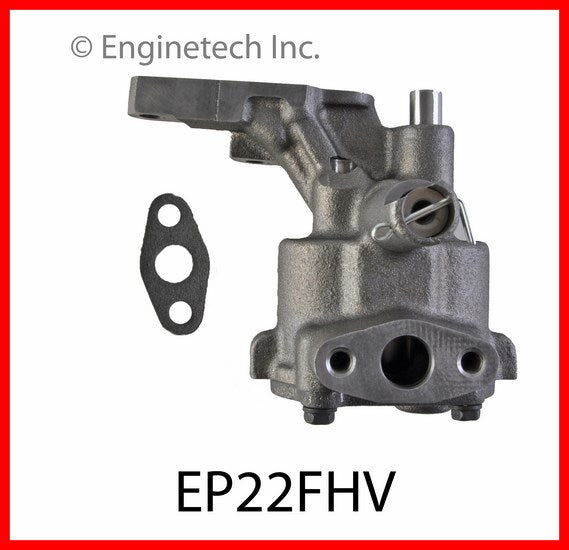 Enginetech EP22FHV Engine Oil Pump with Gasket for Domestic and Import Engines