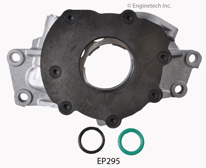 Enginetech EP295 Engine Oil Pump with Gasket – Rotary, Cast Aluminum Housing for Domestic & Import Engines