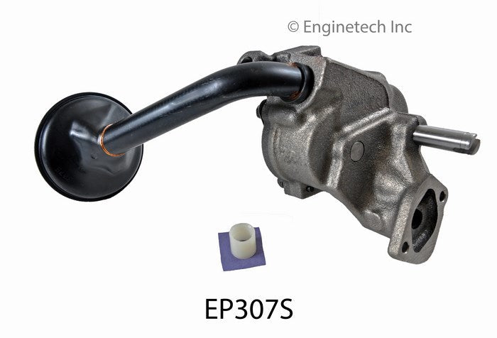 Enginetech EP307S Engine Oil Pump with Gear Drive and Cast Iron Housing for Chevrolet Silverado and GMC Sierra