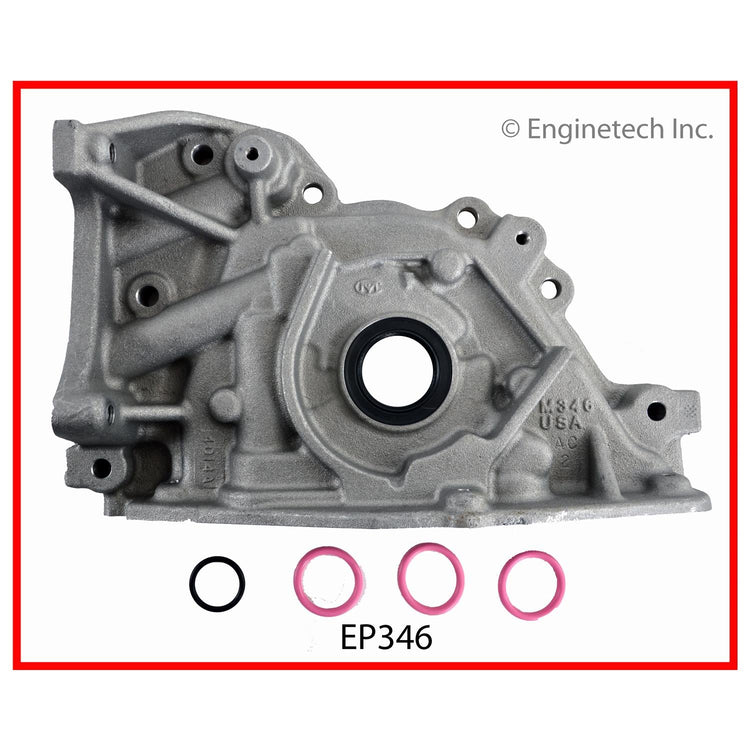 Enginetech EP346 Engine Oil Pump with Gasket for Jeep Liberty & Wrangler