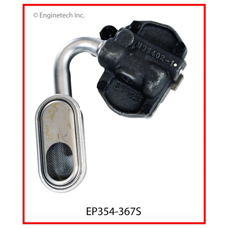 Enginetech EP354-367S Engine Oil Pump with Gasket for Select GM and Saturn Models