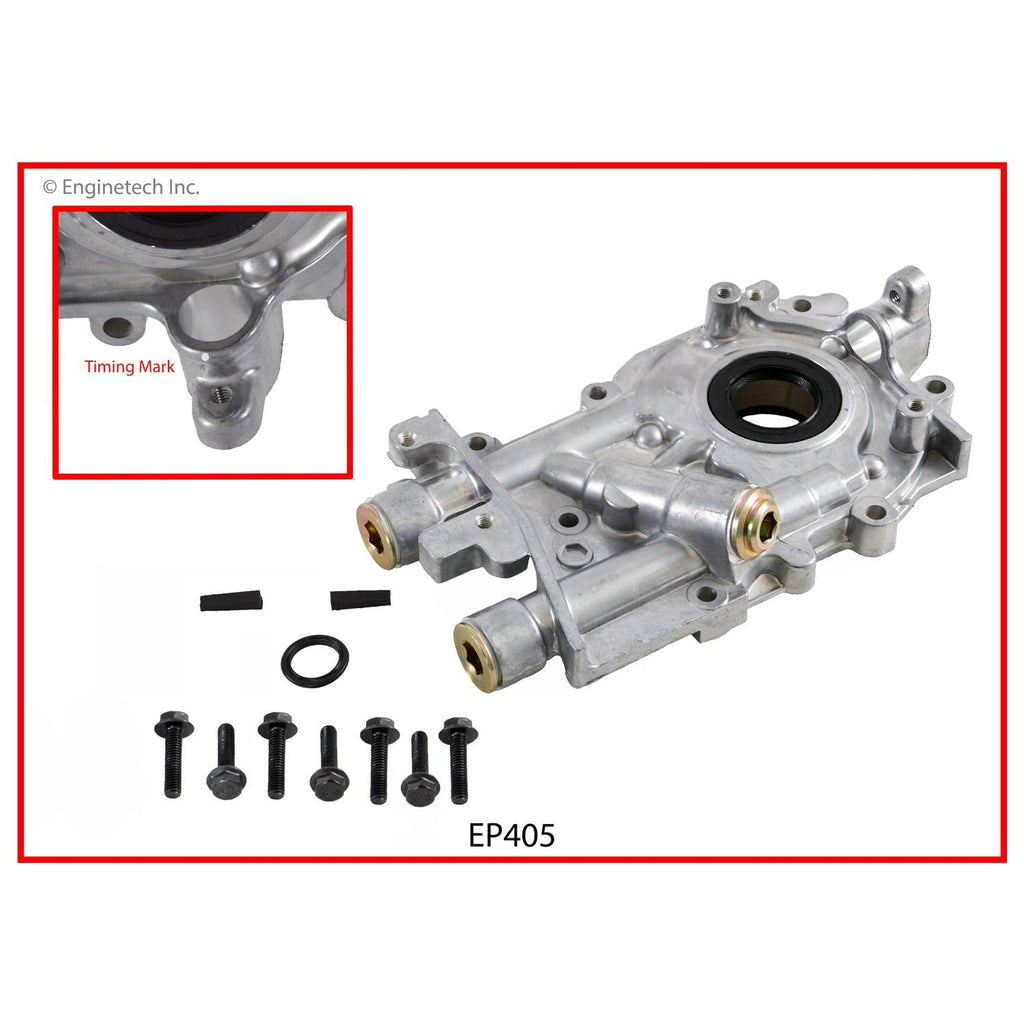 Enginetech EP405 Engine Oil Pump with Gasket for Subaru Models