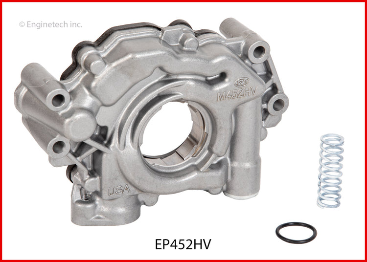 Enginetech EP452HV Engine Oil Pump with Gasket for Chrysler, Dodge, Jeep, Ram Vehicles