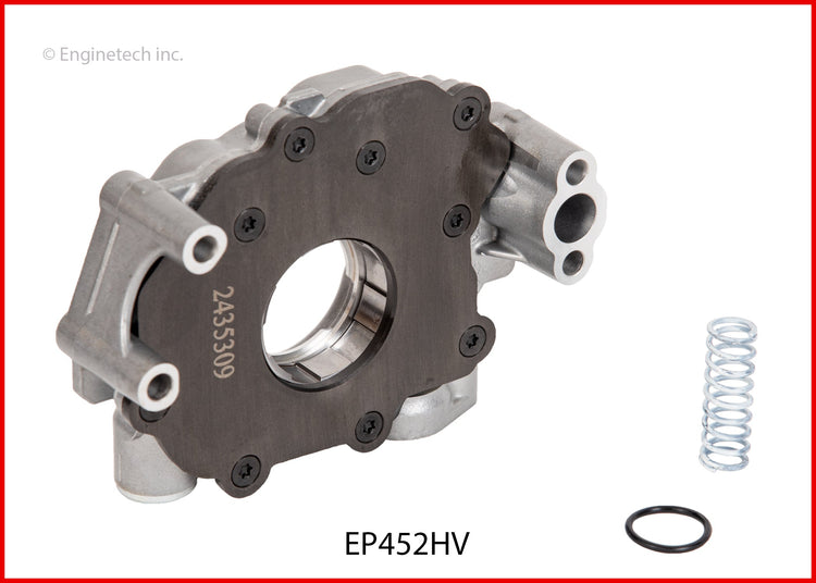 Enginetech EP452HV Engine Oil Pump with Gasket for Chrysler, Dodge, Jeep, Ram Vehicles