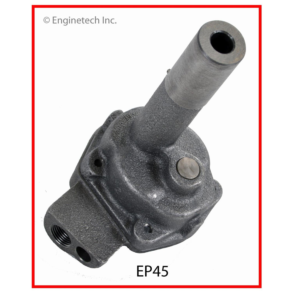 Enginetech EP45 Engine Oil Pump with Gasket for Chevrolet Vehicles