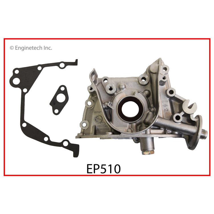 Enginetech EP510 Engine Oil Pump with Gasket for Hyundai Accent