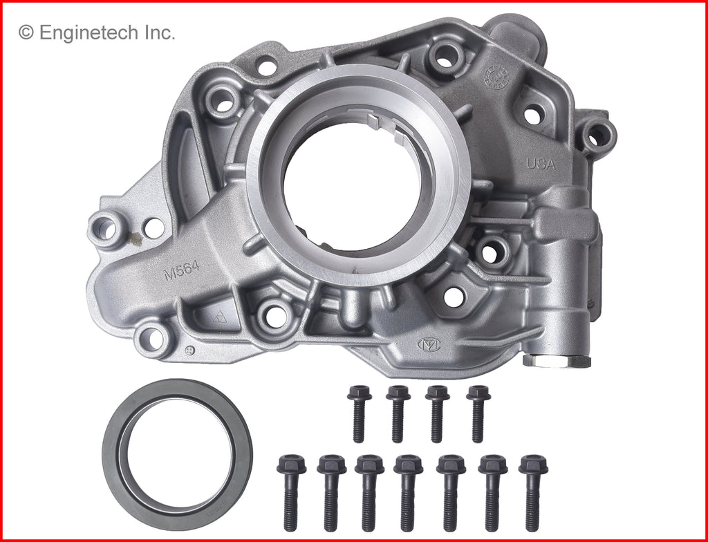 Enginetech EP564 Engine Oil Pump with Gasket for Ford Super Duty 2008-2010