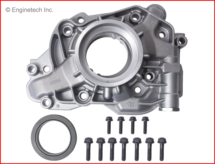 Enginetech EP564 Engine Oil Pump with Gasket for Ford Super Duty 2008-2010