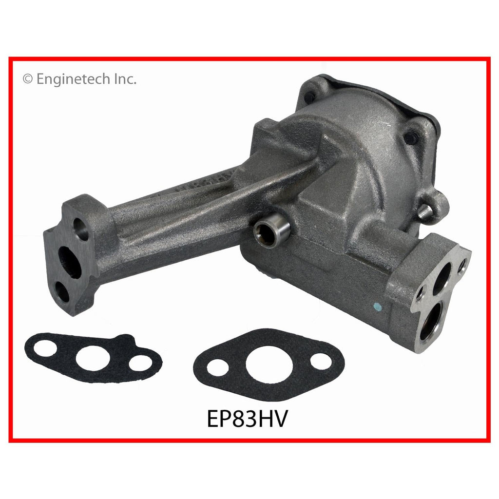 Enginetech EP83HV Gear Oil Pump with Gasket for High Volume Performance