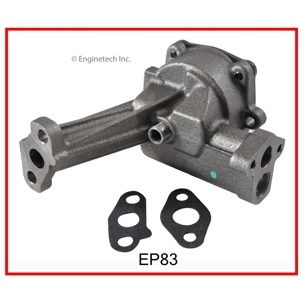 Enginetech Engine Oil Pump with Gasket - Part EP83 for Domestic and Import Engines