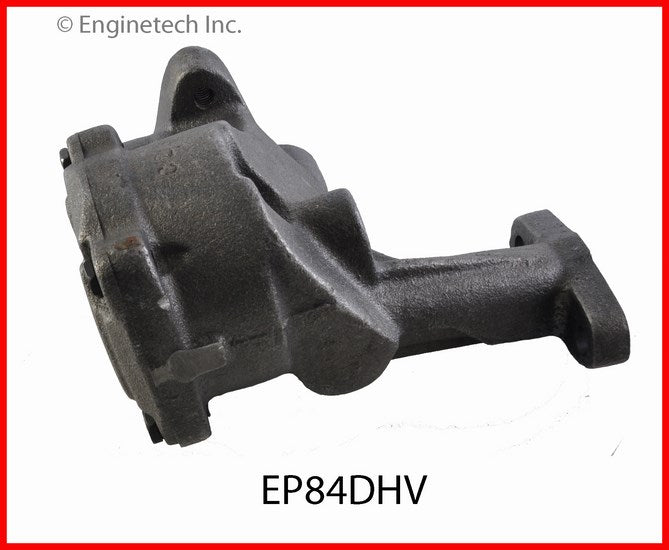 Enginetech EP84DHV Engine Oil Pump with Gasket – Gear Type, Cast Iron Housing, Standard Pressure and Volume