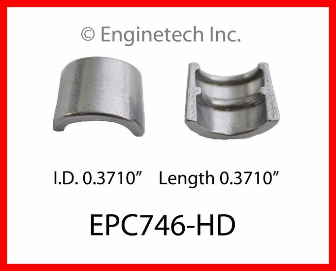 Enginetech Valve Spring Retainer Keeper EPC746-HD for Engine Valve Train