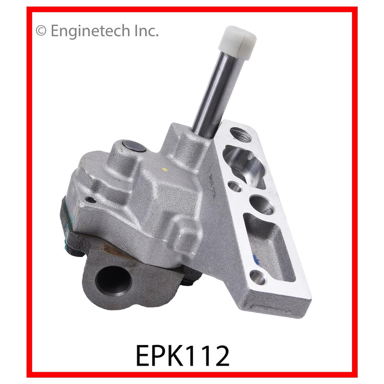 Enginetech EPK112 Engine Oil Pump with Gasket for Buick and Chevrolet Vehicles