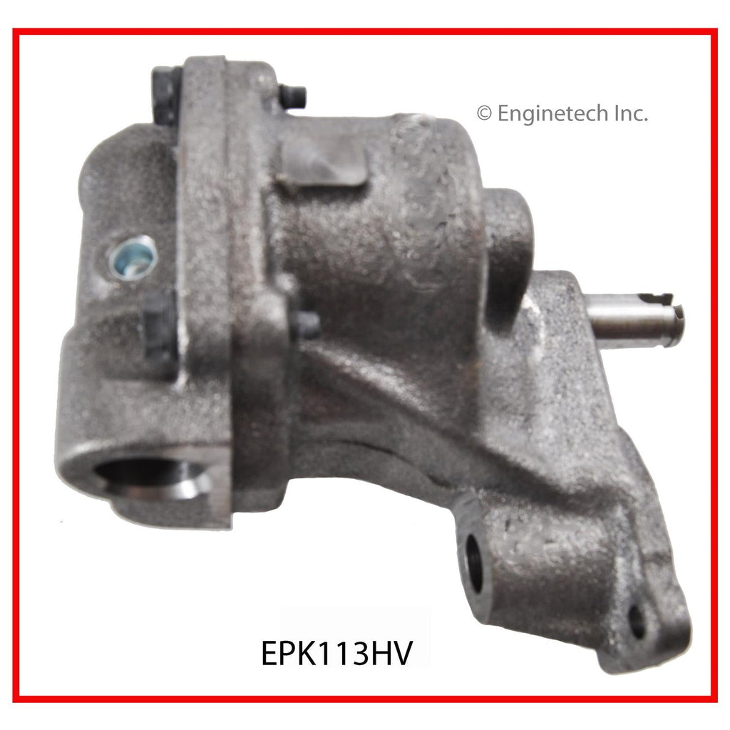 Enginetech Pressure King EPK113HV Engine Oil Pump with Gasket for High-Volume Performance