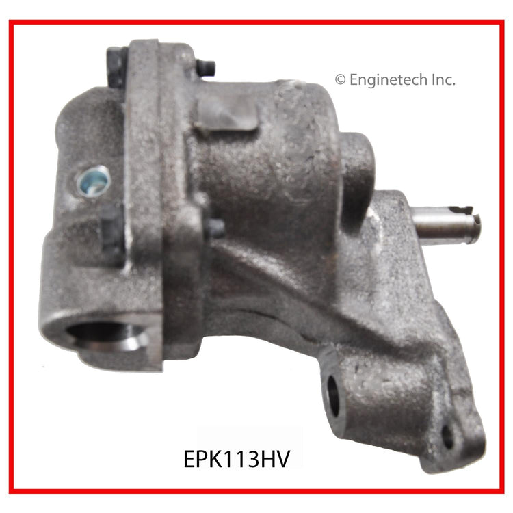 Enginetech Pressure King EPK113HV Engine Oil Pump with Gasket for High-Volume Performance