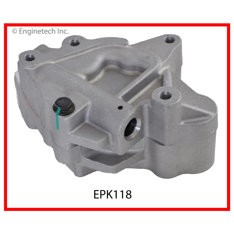 Enginetech EPK118 Engine Oil Pump with Gasket for Buick and Chevrolet Models