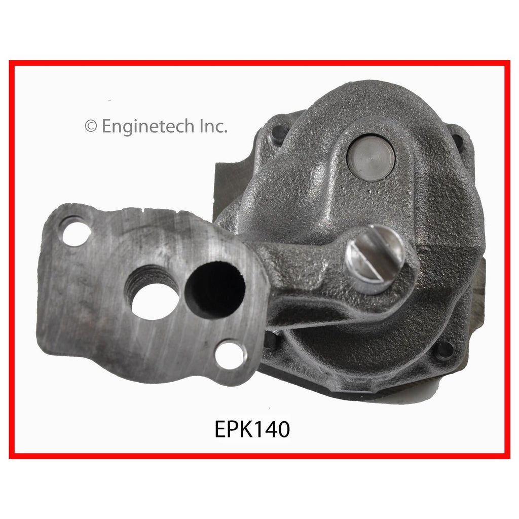 Enginetech Pressure King EPK140 Engine Oil Pump with Gasket for Domestic and Import Engines