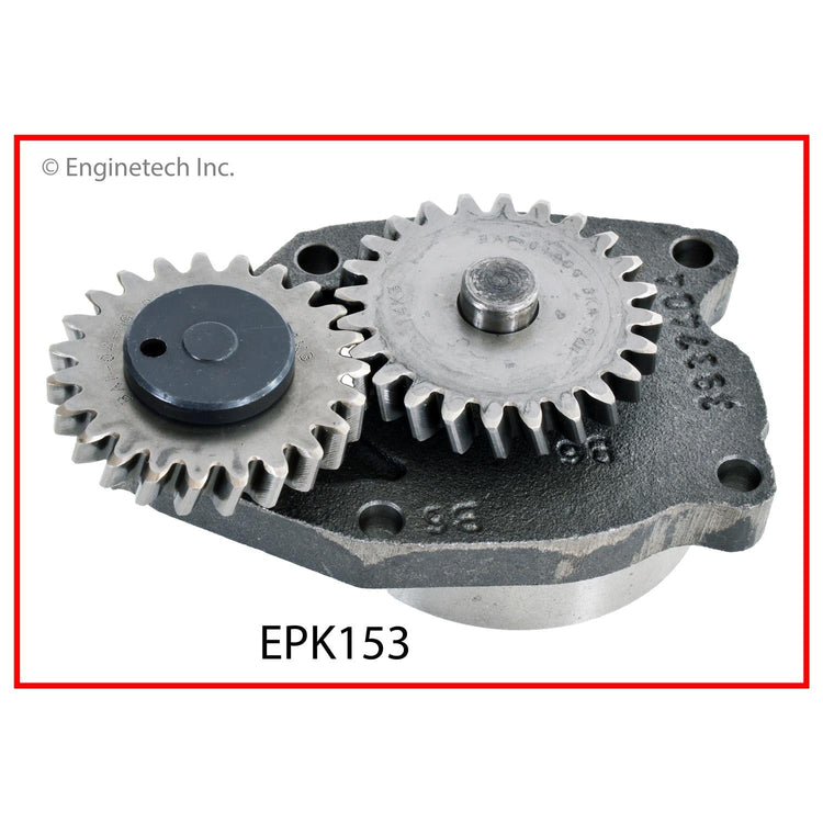 Enginetech EPK153 Engine Oil Pump with Gasket for Dodge D250 and D350 (1989-1994)
