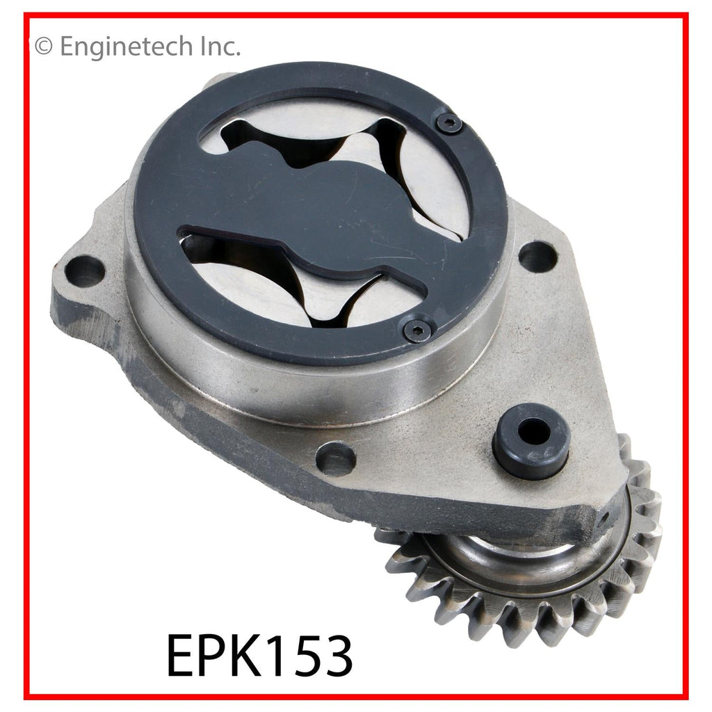 Enginetech EPK153 Engine Oil Pump with Gasket for Dodge D250 and D350 (1989-1994)