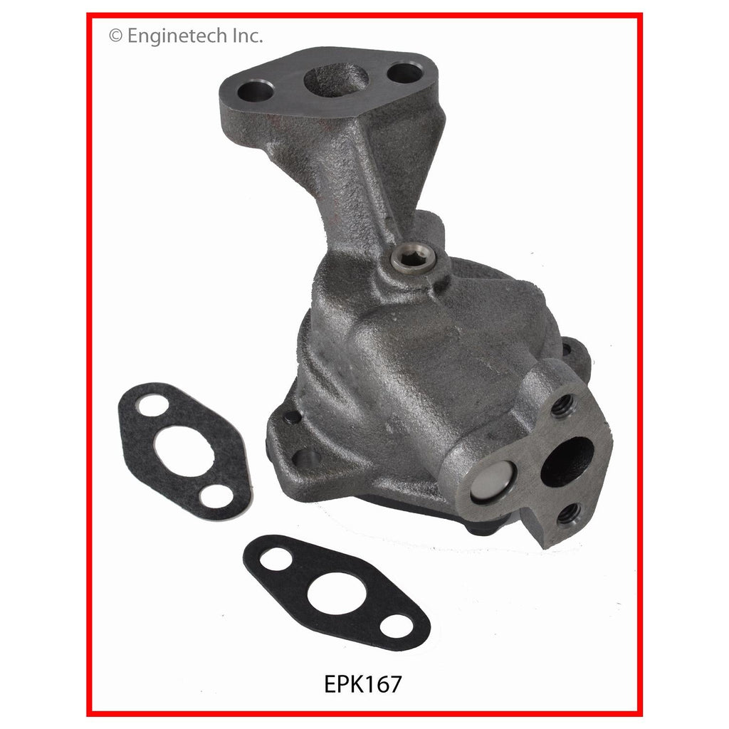 Enginetech EPK167 Engine Oil Pump with Gasket for Ford Trucks and F-100 Models