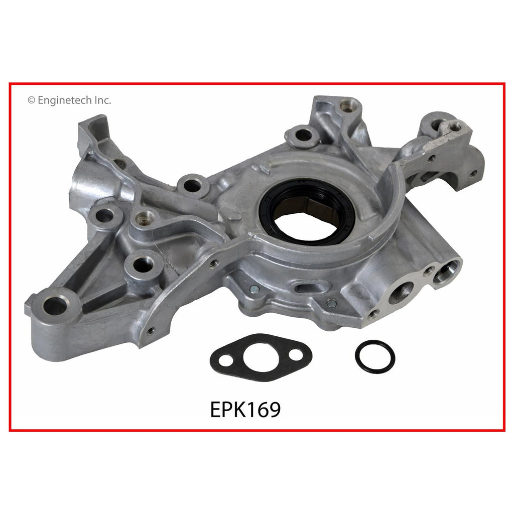Enginetech Pressure King Engine Oil Pump with Gasket for Mazda Protege (2002-2003)