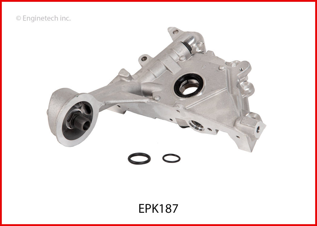 Enginetech Pressure King Engine Oil Pump with Gasket – Part EPK187 for Chrysler, Dodge, Plymouth