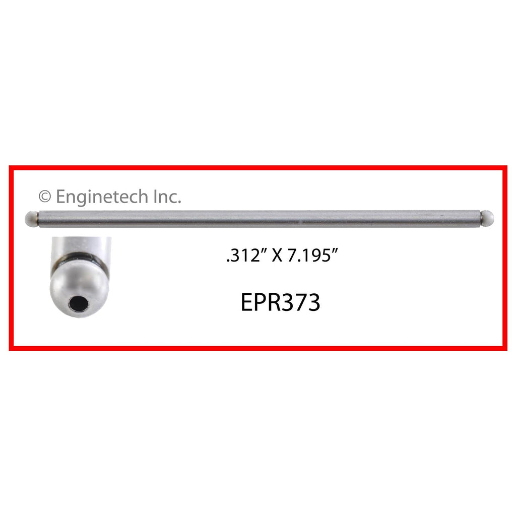 Enginetech EPR373-16 Engine Push Rod 16 Pack for Chevrolet and GMC Models