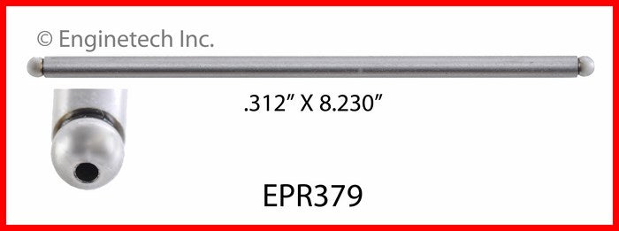 Enginetech EPR379 Engine Push Rods (4 Pack) for Chevrolet Classic Models
