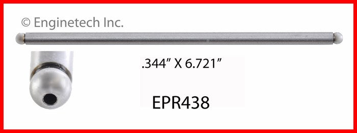 Enginetech EPR438 Engine Push Rod 4 Pack for Buick Century & Skylark 1989-1993
