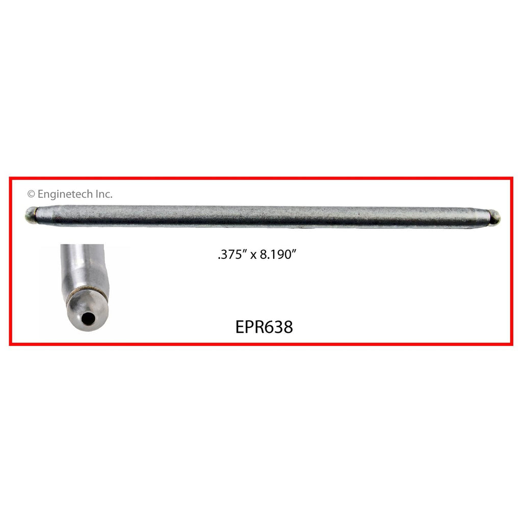 Enginetech Engine Push Rod Set for Chevy Silverado and GMC Sierra — 4 Pack
