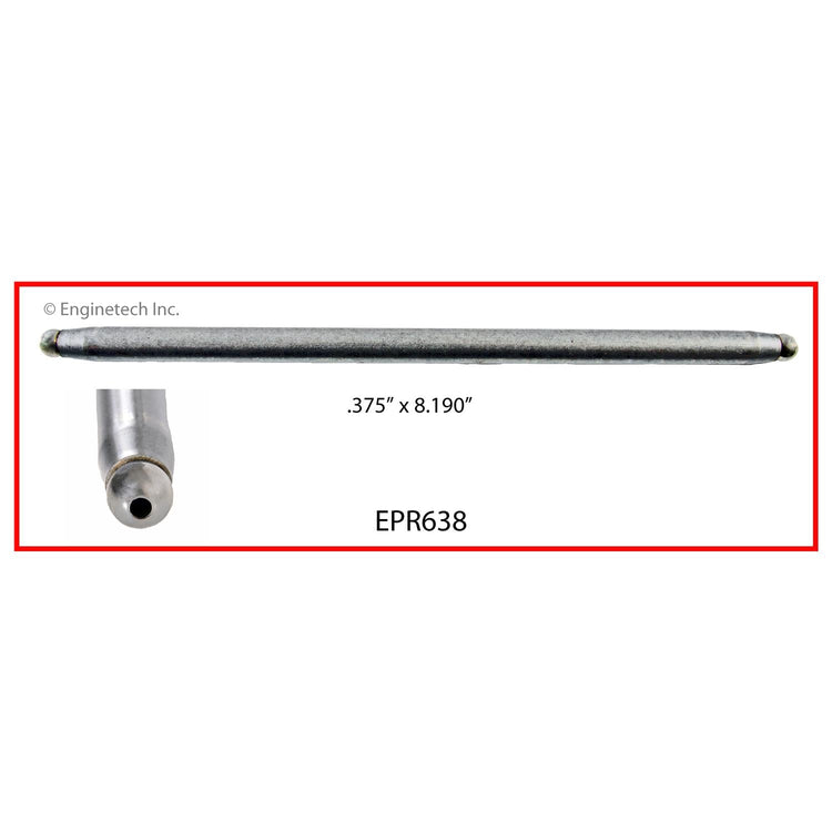 Enginetech Engine Push Rod Set for Chevy Silverado and GMC Sierra — 4 Pack