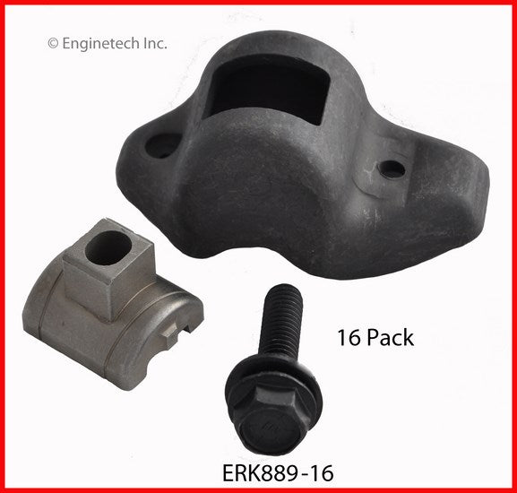 Enginetech ERK889-16 Engine Rocker Arm Kit - 16 Pack for Domestic and Import Engines