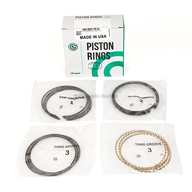 Pistons Bearings Rings Fit 98-04 Ford Escort Focus Mercury Mazda 2.0L DOHC