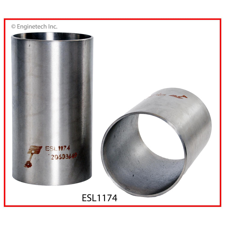 Enginetech Engine Single Cylinder Liner BBPTESL1174 for Domestic and Import Engines