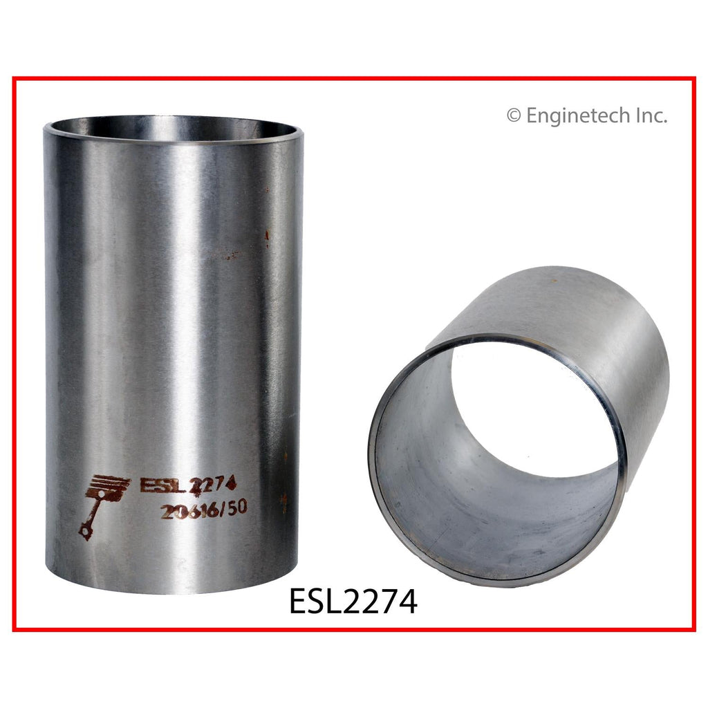 Enginetech Single Cylinder Liner for Engines with 4.11-inch Bore - Model ESL2274
