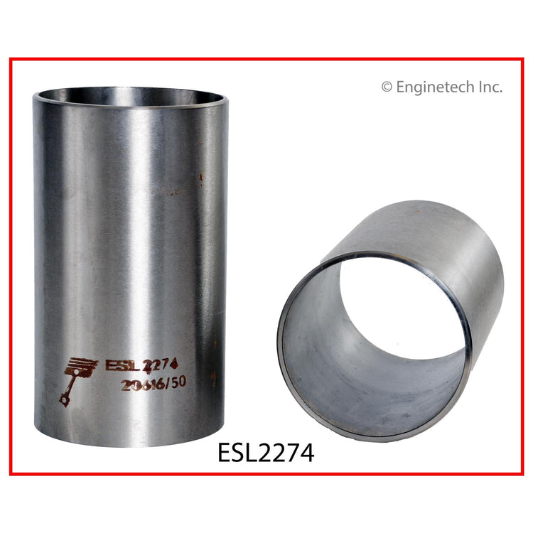 Enginetech Single Cylinder Liner for Engines with 4.11-inch Bore - Model ESL2274