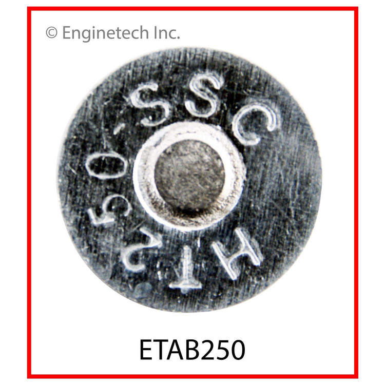 Enginetech ETAB250-100 Engine Heat Tab Indicator - 250°F, Pack of 100