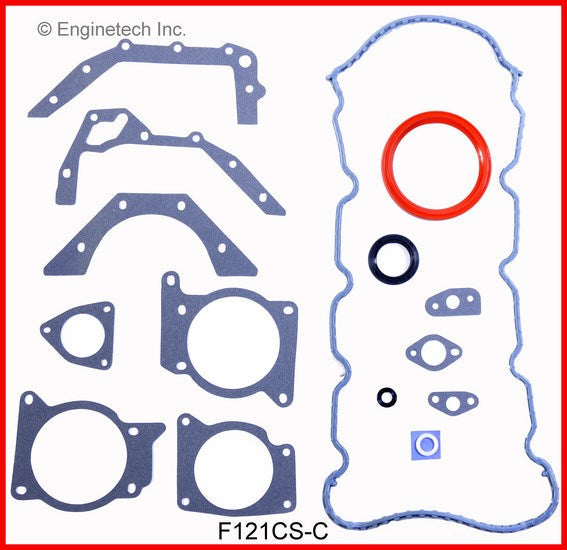 Enginetech F121CS-C Engine Lower End Gasket Set for Ford Cars and Trucks