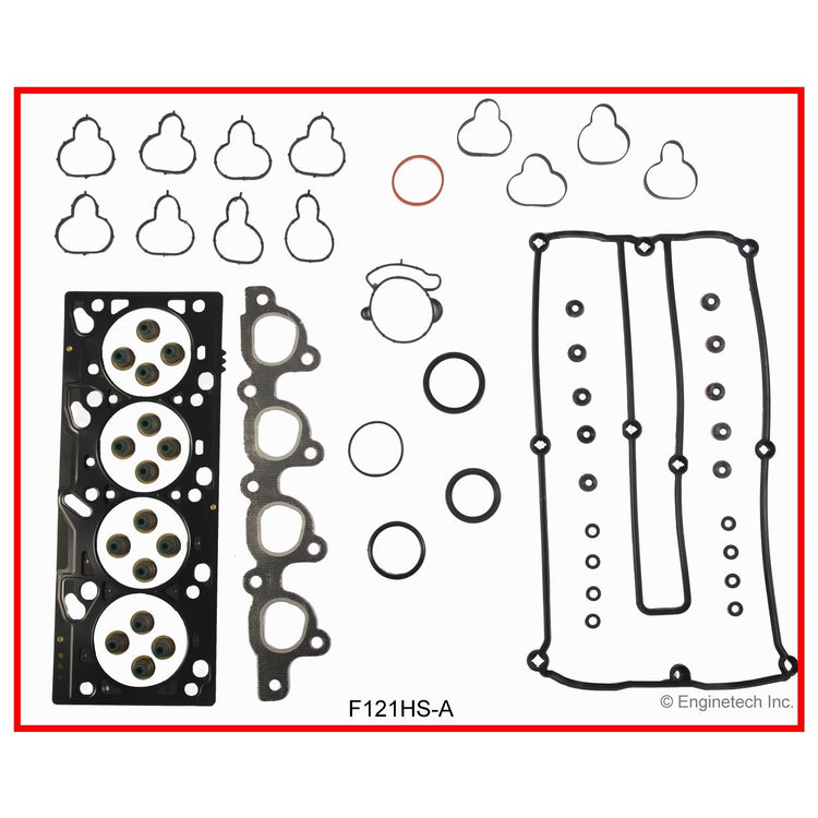 Enginetech F121HS-AWB Engine Cylinder Head Gasket Set for Ford and Mercury Vehicles with Head Bolts