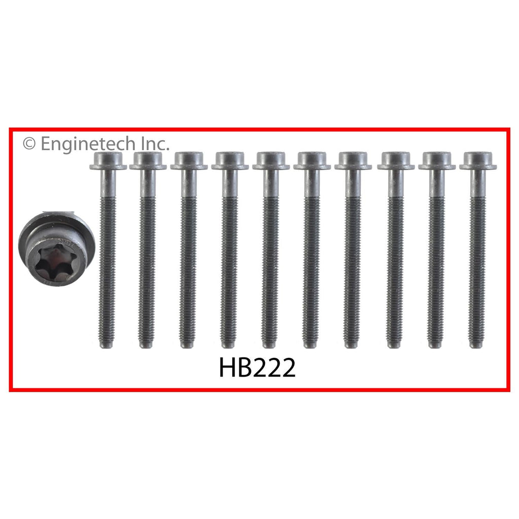 Enginetech F121HS-CWB Engine Cylinder Head Gasket Set for Ford and Mazda Vehicles