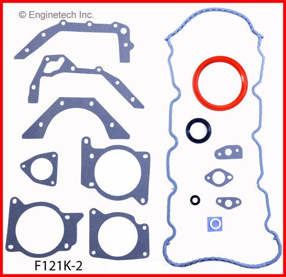 Enginetech F121K-2 Engine Full Gasket Set for Ford Escort and Truck