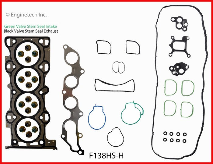Enginetech F138HS-H Engine Cylinder Head Gasket Set for Ford and Mercury Vehicles