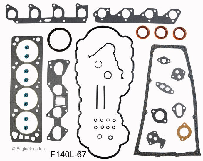 Enginetech F140L-67 Engine Full Gasket Set for Ford Cars and Trucks