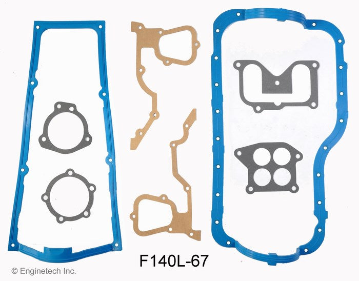 Enginetech F140L-67 Engine Full Gasket Set for Ford Cars and Trucks