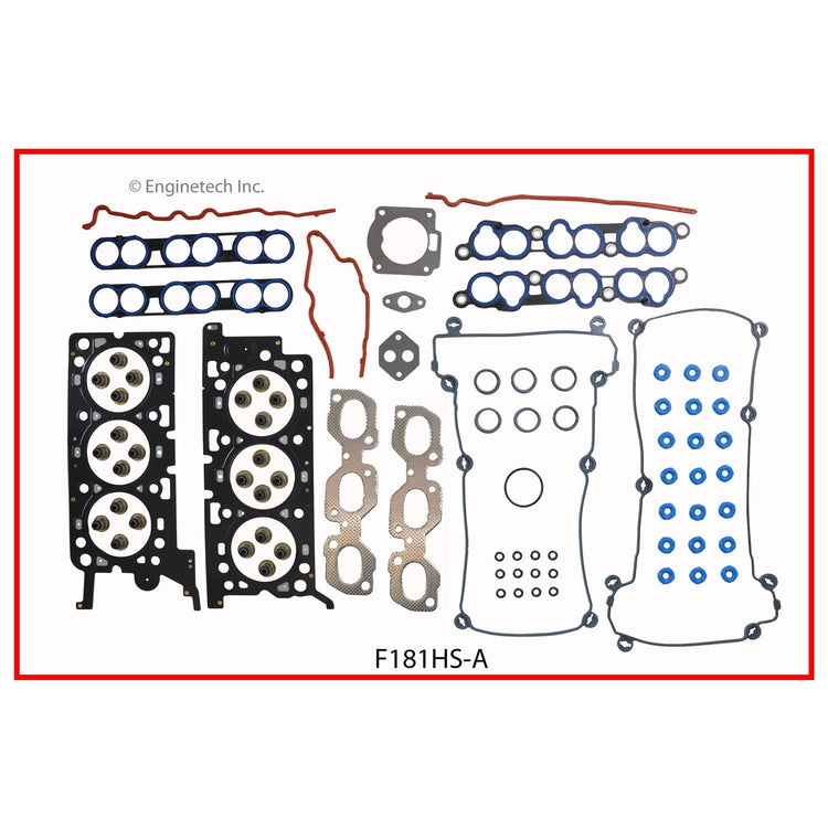 Enginetech F181HS-A Engine Cylinder Head Gasket Set for Ford and Mercury Vehicles