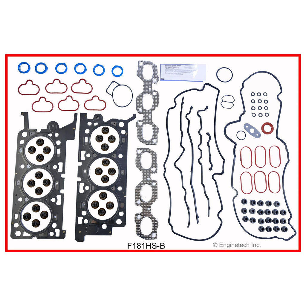 Enginetech F181HS-B Engine Cylinder Head Gasket Set for Ford and Mazda Vehicles