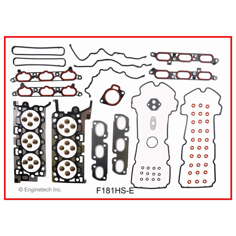 Enginetech F181HS-EWB Engine Cylinder Head Gasket Set for Ford and Lincoln Vehicles