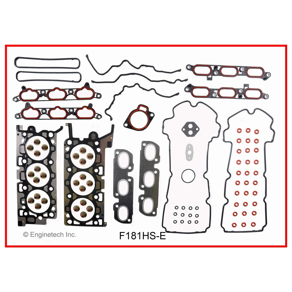 Enginetech F181HS-E Engine Cylinder Head Gasket Set for Ford, Lincoln, Mercury Vehicles