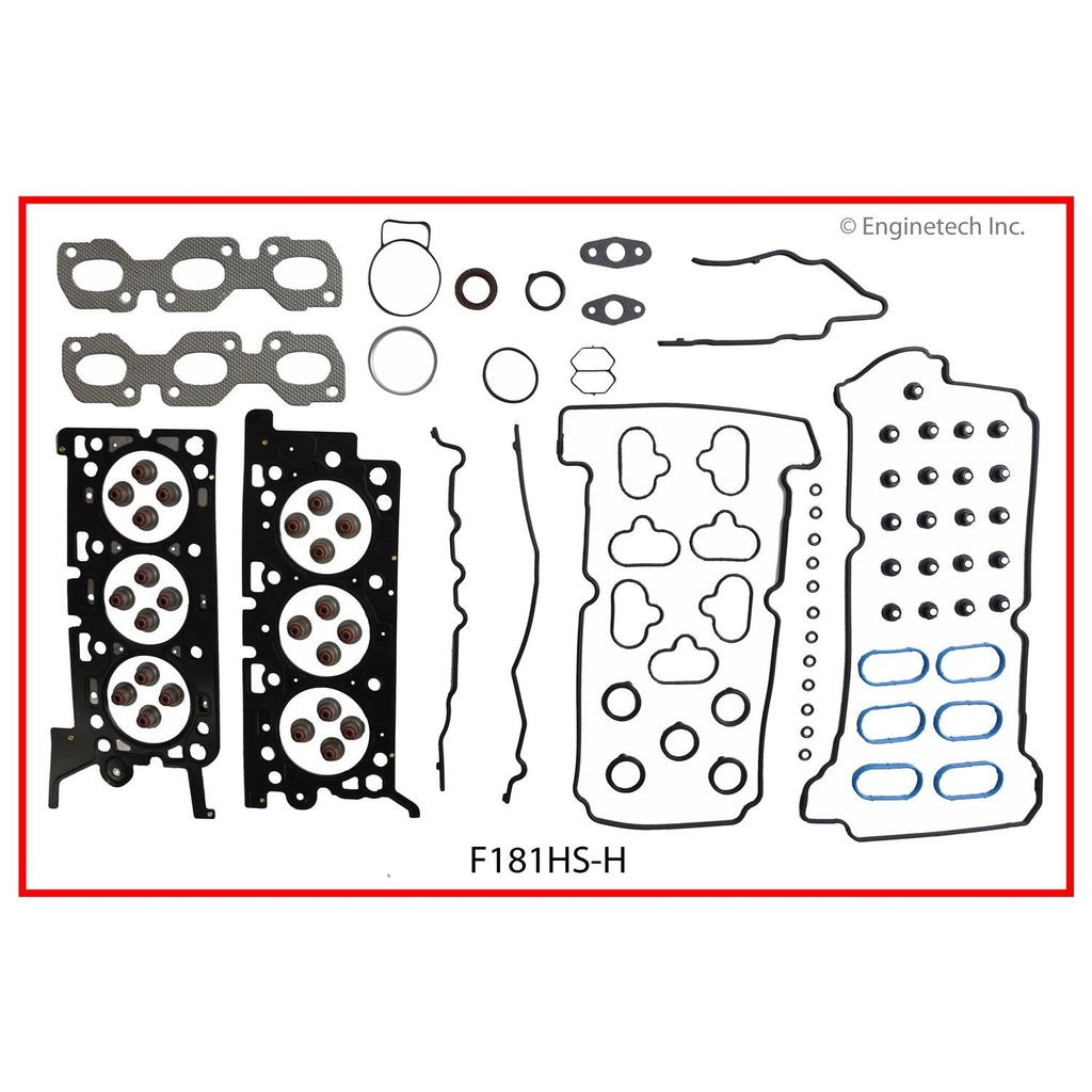 Enginetech F181HS-HWB Engine Cylinder Head Gasket Set for Ford and Mercury Vehicles