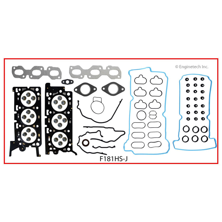 Enginetech F181HS-J Engine Cylinder Head Gasket Set for Ford Escape (2003-2004)